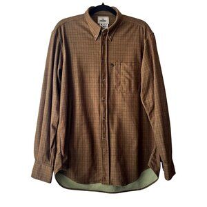 Beretta Men's Plaid Flannel Button Down Long Sleeve Shirt‎ Size M